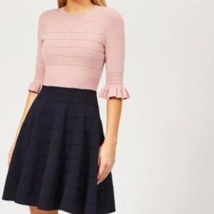 Ted Baker Dyana Frill Knitted Dress